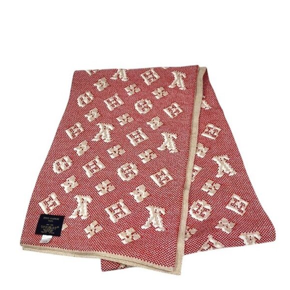 LOUIS VUITTON Scarf Echarpe.3D Monogram M76446 Luxury Accessory - Picture 7 of 9
